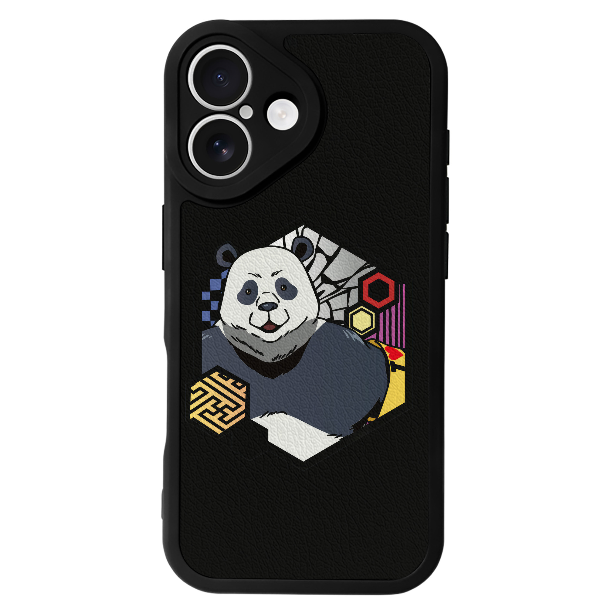 （画像用） 呪術廻戦 Jujutsu Kaisen 【iPhone 16シリーズ対応】シリコンスマホケース（レザー調） 材質：シリコン